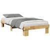 vidaXL Bed Frame without Mattress 90x190 cm Solid Wood Oak