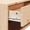 vidaXL Bedside Table Brown 50 x 32.5 x 24 cm Solid pine wood