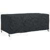 vidaXL Furniture Cover Plain Black 200 x 110 x 70 cm 600D