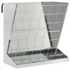 vidaXL Hay Feeder Silver 71 x 33 x 70 cm 5 kg Galvanised Steel