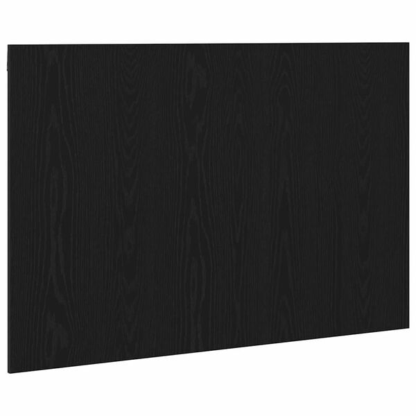 vidaXL Bed Headboard Wall-mounted Black Oak Engineered Wood