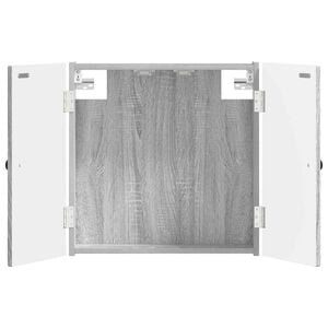 vidaXL Dartboard Cabinet BREDA Grey Sonoma 52.5 x 10.5 x 53.5 cm