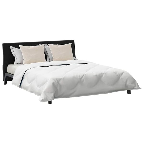 vidaXL Duvet with Pillow 3 pcs White Microfibre