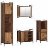 vidaXL Bathroom Cabinet Set 4 pcs Old Wood 40 x 36 x 181 cm