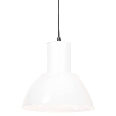 vidaXL Hanging Lamp 25 W White Round 28.5 cm E27
