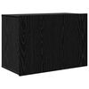vidaXL TV Wall Unit Wall-mounted 5 pcs Black oak Engineered Wood