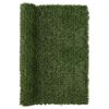 vidaXL Artificial Fence Light Green 1.5 x 5 m PVC and Steel