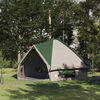 vidaXL Teepee Tent with Roof Green and White 567 x 470 x 242 cm