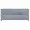 vidaXL Garden Planter Grey 100x50 cm Solid Wood Pine