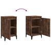 vidaXL Bedside Cabinets 2 pcs Smoked Oak 40x35x70 cm Engineered Wood