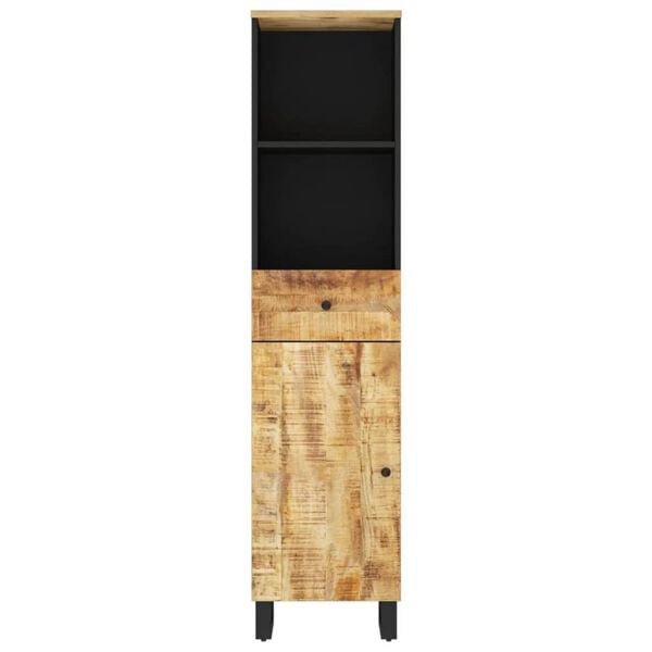vidaXL Bathroom Cabinet 38x33x160 cm Solid Wood Mango