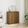 vidaXL Side Cabinet Honey Brown 60x36x65 cm Solid Pinewood
