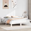 vidaXL Bed Frame without Mattress White 160x200 cm Solid Wood Pine