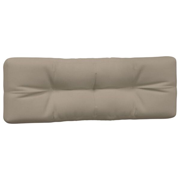 vidaXL Pallet Cushions 5 pcs Taupe Fabric
