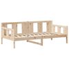 vidaXL Day Bed with Roof without Mattress 90x200 cm Solid Wood