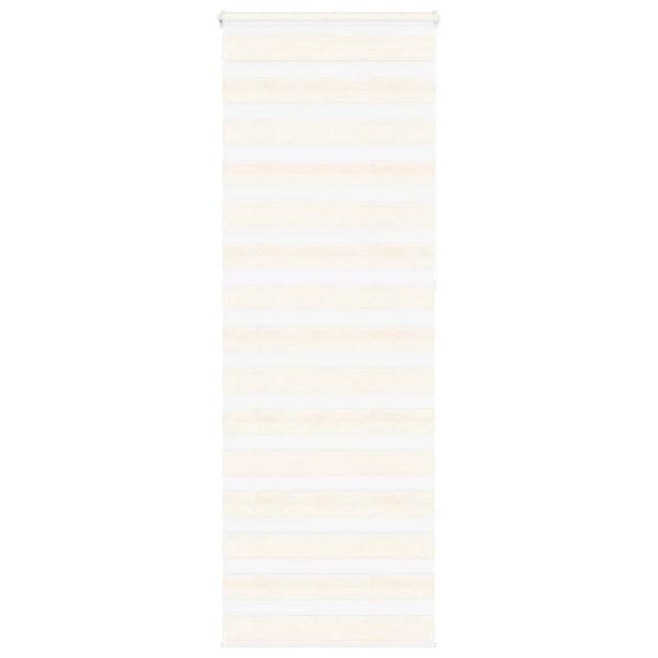 vidaXL Zebra Blind Marble Beige 70x230 cm Fabric Width 65.9 cm Polyester