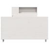vidaXL Bed Frame without Mattress White 90x200 cm Solid Wood Pine