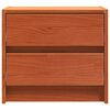 vidaXL Bedside Tables 2 pcs Wax Brown 40 x 30.5 x 35.5 cm Pine Wood