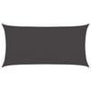vidaXL Sunshade Sail Anthracite 2.5 x 6 m HDPE