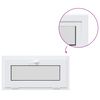 vidaXL Basement Window Internal Colour White RISOR 80 x 45 cm