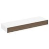 vidaXL Floating Wall Shelves with Drawers 2 pcs White 80 cm