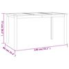 vidaXL 7 Piece Garden Dining Set Solid Wood Teak