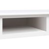 vidaXL Desk White 108x45x76 cm Solid Wood Paulownia