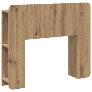 vidaXL Headboard Cabinet with Storage Artisan Oak Engineered Wood