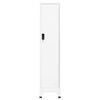 vidaXL Locker Cabinet White 38x45x180 cm Steel