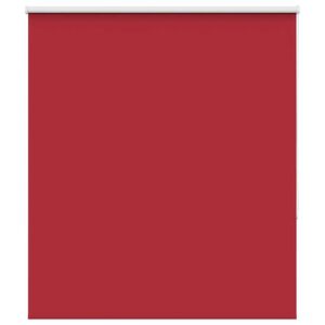 vidaXL Roller Blind Blackout Red 130x150 cm Fabric Width 126.6 cm Polyester