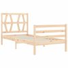 vidaXL Bed Frame without Mattress 90x200 cm Solid Wood