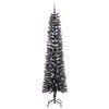 vidaXL Artificial Christmas Tree with 300 LEDs with Stand Green 210 cm