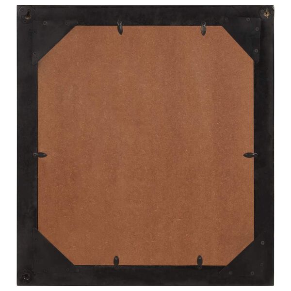 vidaXL Bathroom Mirror 55x1x60 cm Glass and Solid Wood Mango