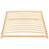vidaXL Slatted Bed Base Brown 70 x 190 cm Solid beech wood