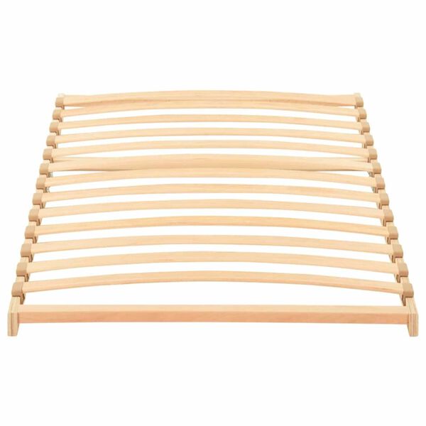 vidaXL Slatted Bed Base Brown 70 x 190 cm Solid beech wood