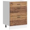 vidaXL Kitchen Base Cabinet "Porto" Old Wood Engineered Wood