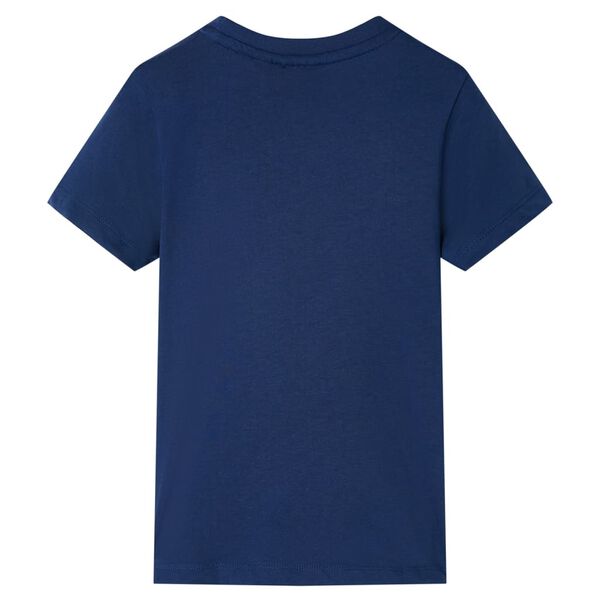 Kids' T-shirt with Short Sleeves Dark Blue 104