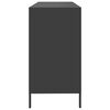 vidaXL Sideboard Black 135x39x73.5 cm Cold-rolled Steel