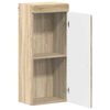 vidaXL Bathroom Wall Cabinet TULUM Sonoma Oak 37 x 24.5 x 86 cm