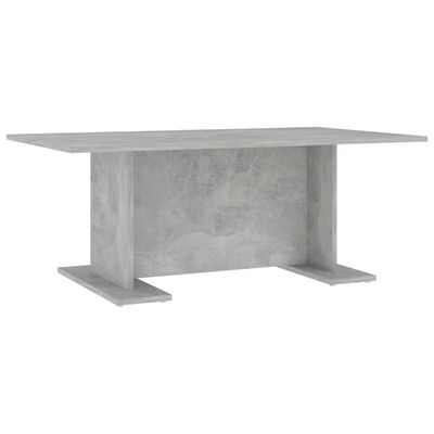 vidaXL Coffee Table Concrete Grey 103.5x60x40 cm Engineered Wood