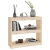 vidaXL Book Cabinet/Room Divider 80x30x71.5 cm Solid Wood Pine