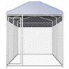 vidaXL Outdoor Dog Kennel with Canopy Top 382x192x225 cm