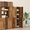 vidaXL Highboard 2 pcs Old Wood 80 x 42 x 185 cm