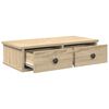 vidaXL Wall Shelf with Drawers Sonoma Oak 60x28x15 cm Engineered Wood