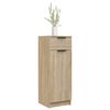 vidaXL Bathroom Cabinet Sonoma Oak 32x33.5x90 cm Engineered Wood