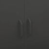 vidaXL Wardrobe Anthracite 90x50x180 cm Steel