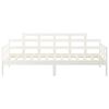 vidaXL Day Bed without Mattress White Solid Wood Pine 90x200 cm