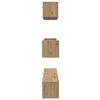 vidaXL TV Cabinet Set Wall-mounted 7 pcs Artisan Oak Engineered Wood