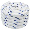 vidaXL Boat Rope 4 mm 10 m White and Blue