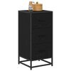 vidaXL Sideboard Black Oak 35.5 x 35 x76 cm